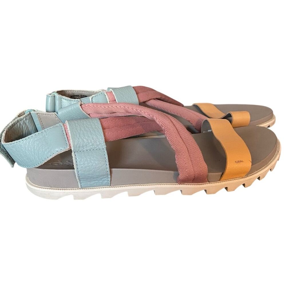 Sorel Roaming Decon Sandals Crushed Blue Chrome Gray size 9 - Picture 3 of 9